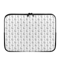 White And Black Stethoscope Print Laptop Sleeve