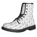 White And Black Stethoscope Print Backpack