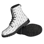 White And Black Stethoscope Print Backpack