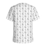 White And Black Stethoscope Print Men's Sports T-Shirt