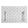 White And Black Stethoscope Print Placemat