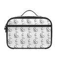 White And Black Stethoscope Print Portable Lunch Bag