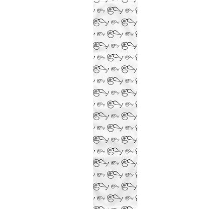 White And Black Stethoscope Print Table Runner