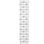 White And Black Stethoscope Print Table Runner