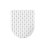 White And Black Stethoscope Print Toilet Lid Cover