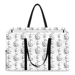 White And Black Stethoscope Print Utility Tote Bag