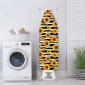 White And Black Stripe Sunflower Print Ironing Board Cover