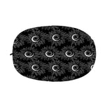 White And Black Sunflower Pattern Print Car Side Mirror Covers