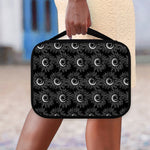 White And Black Sunflower Pattern Print Classic Bible Case