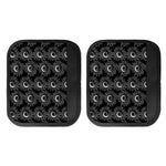 White And Black Sunflower Pattern Print Handle Covers