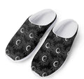 White And Black Sunflower Pattern Print Mesh Casual Shoes