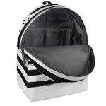 White And Black USA Flag Print Backpack