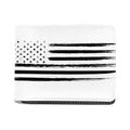 White And Black USA Flag Print Bifold Wallet