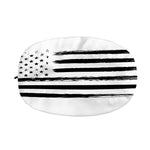 White And Black USA Flag Print Car Side Mirror Covers