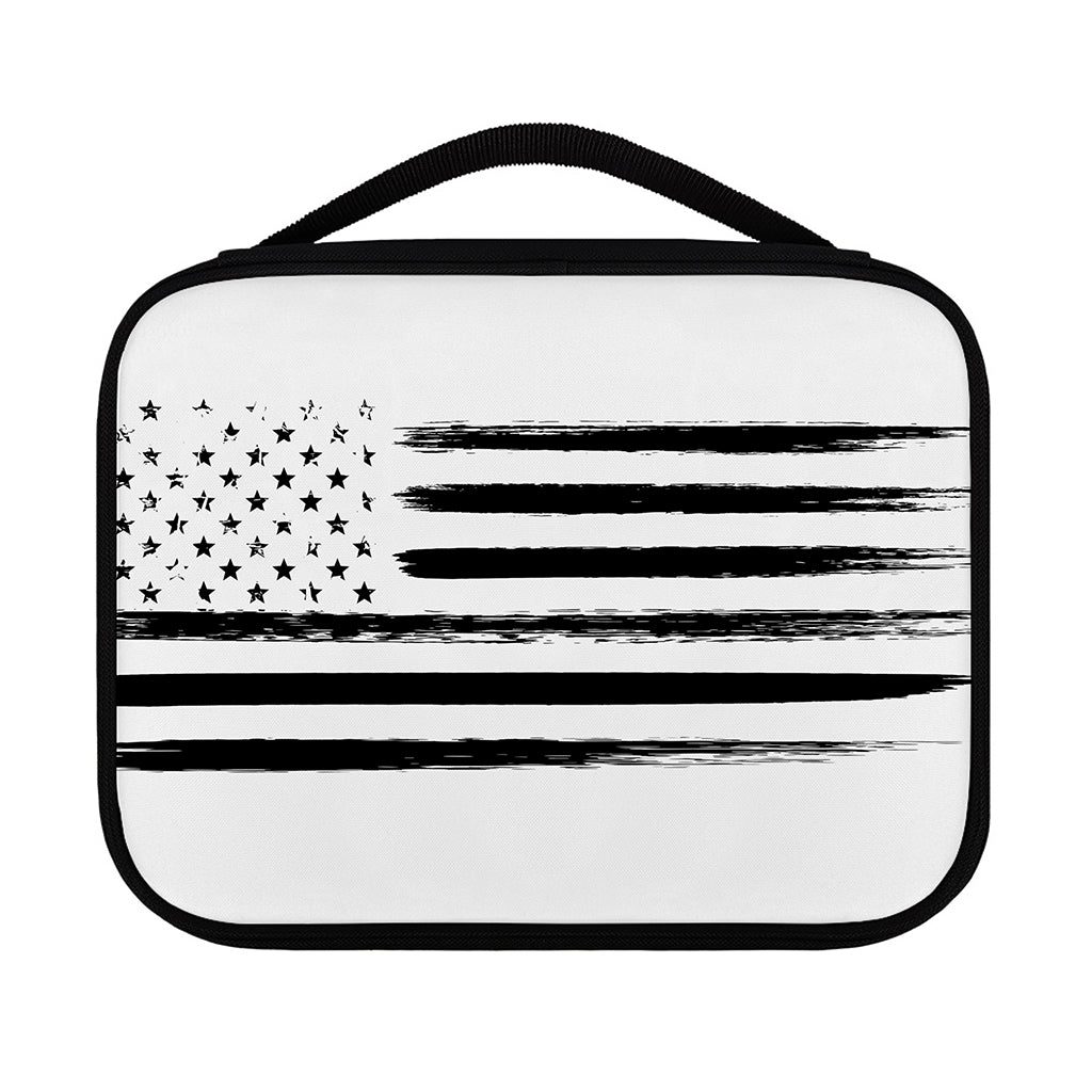White And Black USA Flag Print Classic Bible Case