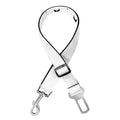 White And Black USA Flag Print Dog Seat Belt