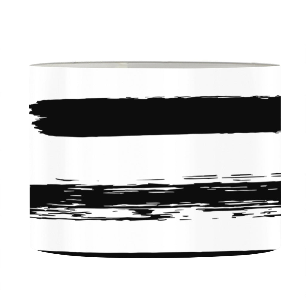 White And Black USA Flag Print Drum Lamp Shade