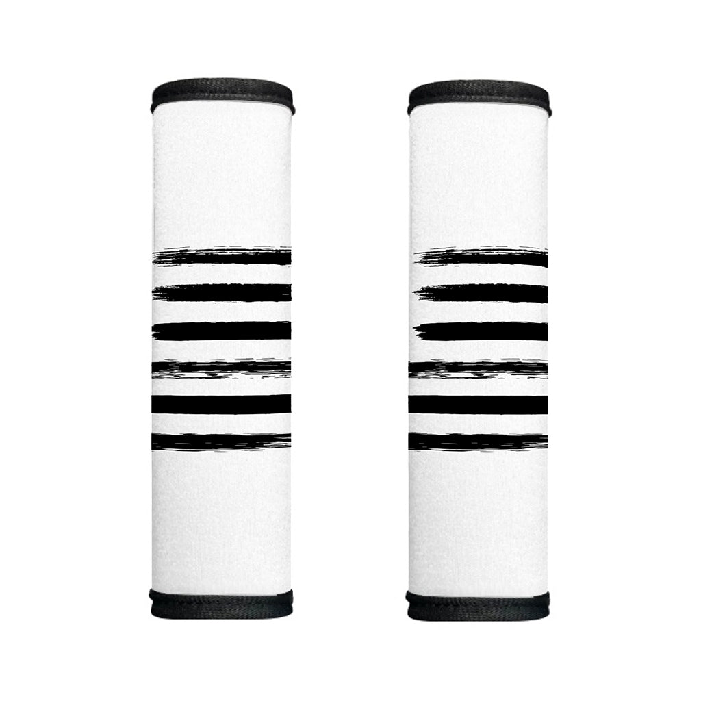 White And Black USA Flag Print Handle Covers