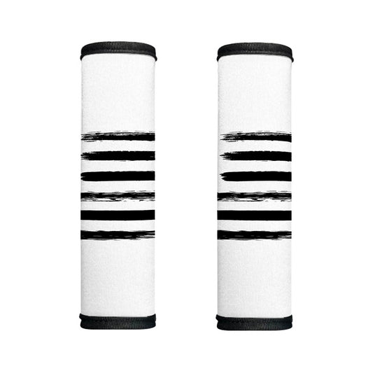 White And Black USA Flag Print Handle Covers