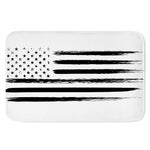 White And Black USA Flag Print Indoor Door Mat