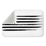 White And Black USA Flag Print Indoor Door Mat