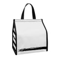 White And Black USA Flag Print Insulated Lunch Tote