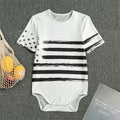 White And Black USA Flag Print Men's Bodysuit