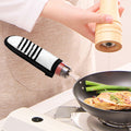 White And Black USA Flag Print Skillet Handle Cover