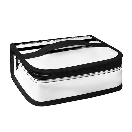 White And Black USA Flag Print Small Lunch Bag