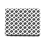 White And Black Vinyl Pattern Print Bifold Wallet
