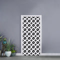 White And Black Vinyl Pattern Print Door Sticker