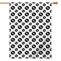 White And Black Vinyl Pattern Print House Flag