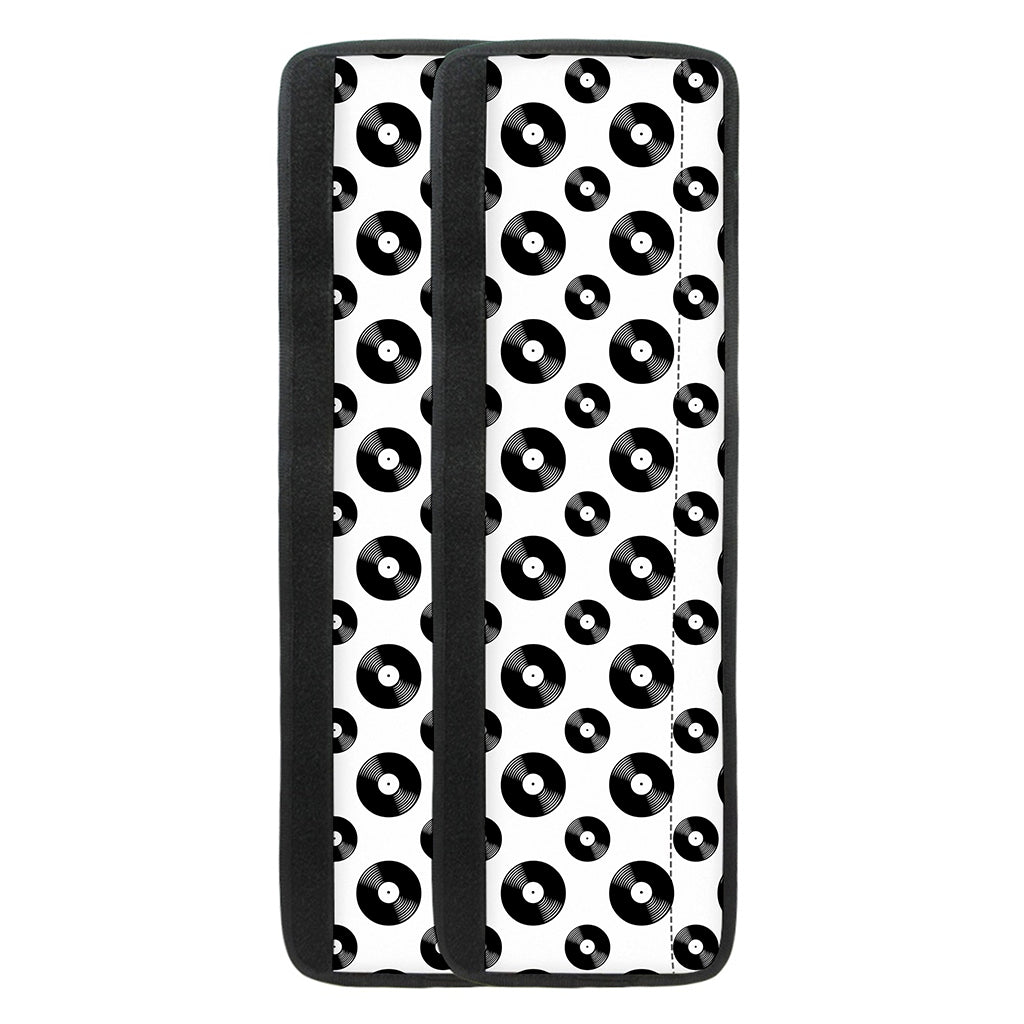 White And Black Vinyl Pattern Print Refrigerator Handle Covers