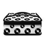 White And Black Vinyl Pattern Print Small Lunch Bag