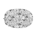 White And Black Wicca Magical Print Car Side Mirror Covers