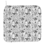 White And Black Wicca Magical Print Hand Towel