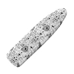 White And Black Wicca Magical Print Ironing Board Cover