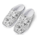 White And Black Wicca Magical Print Mesh Casual Shoes
