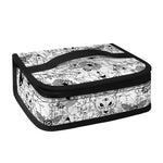 White And Black Wicca Magical Print Small Lunch Bag