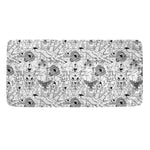 White And Black Wicca Magical Print Towel