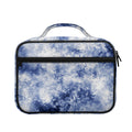White And Blue Acid Wash Tie Dye Print Briefcase Bible Bag