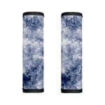White And Blue Acid Wash Tie Dye Print Handle Covers