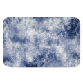 White And Blue Acid Wash Tie Dye Print Indoor Door Mat