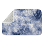 White And Blue Acid Wash Tie Dye Print Indoor Door Mat