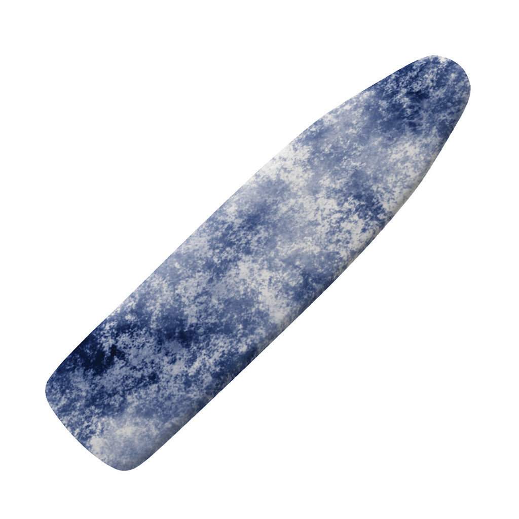 White And Blue Acid Wash Tie Dye Print Ironing Board Cover