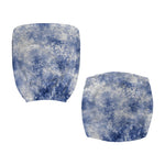White And Blue Acid Wash Tie Dye Print Office Chair Cover
