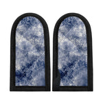 White And Blue Acid Wash Tie Dye Print Skillet Handle Cover