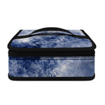 White And Blue Acid Wash Tie Dye Print Small Lunch Bag