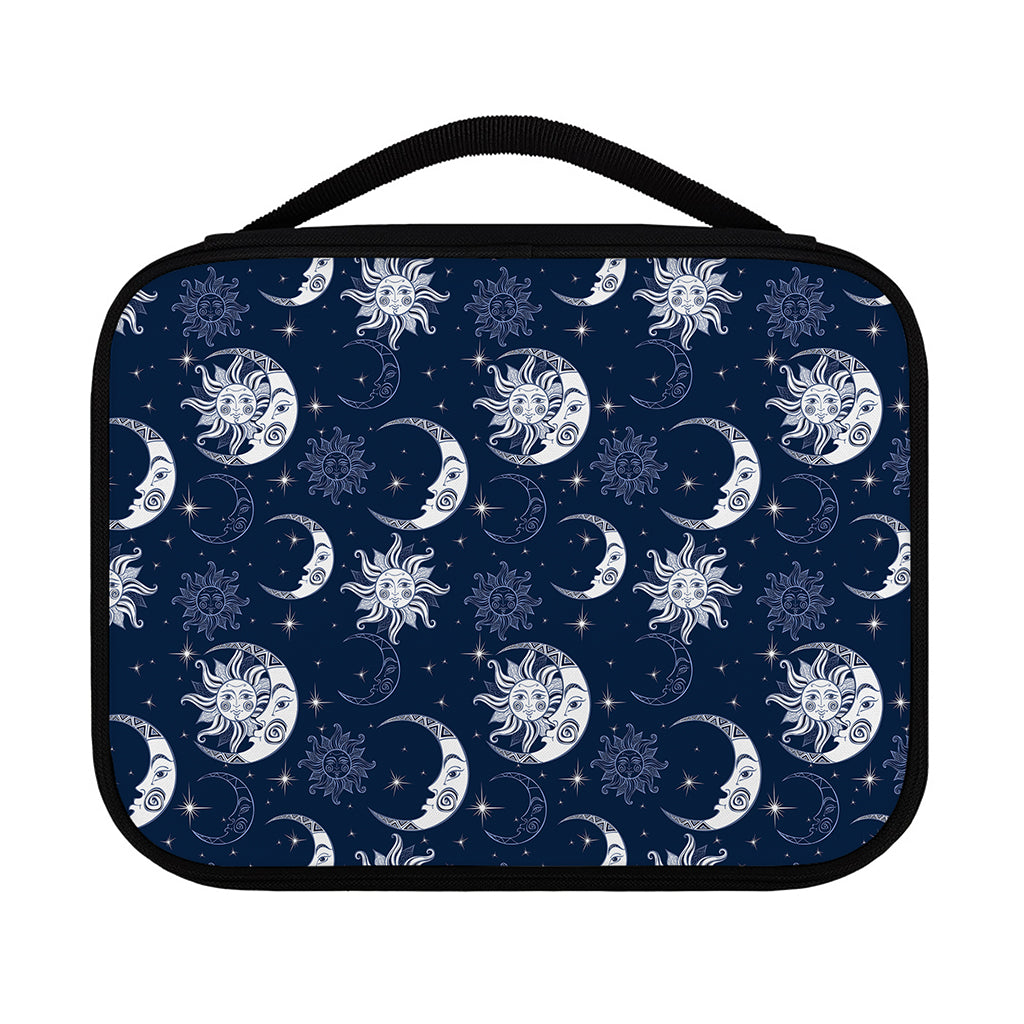 White And Blue Celestial Pattern Print Classic Bible Case