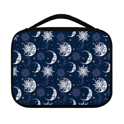 White And Blue Celestial Pattern Print Classic Bible Case